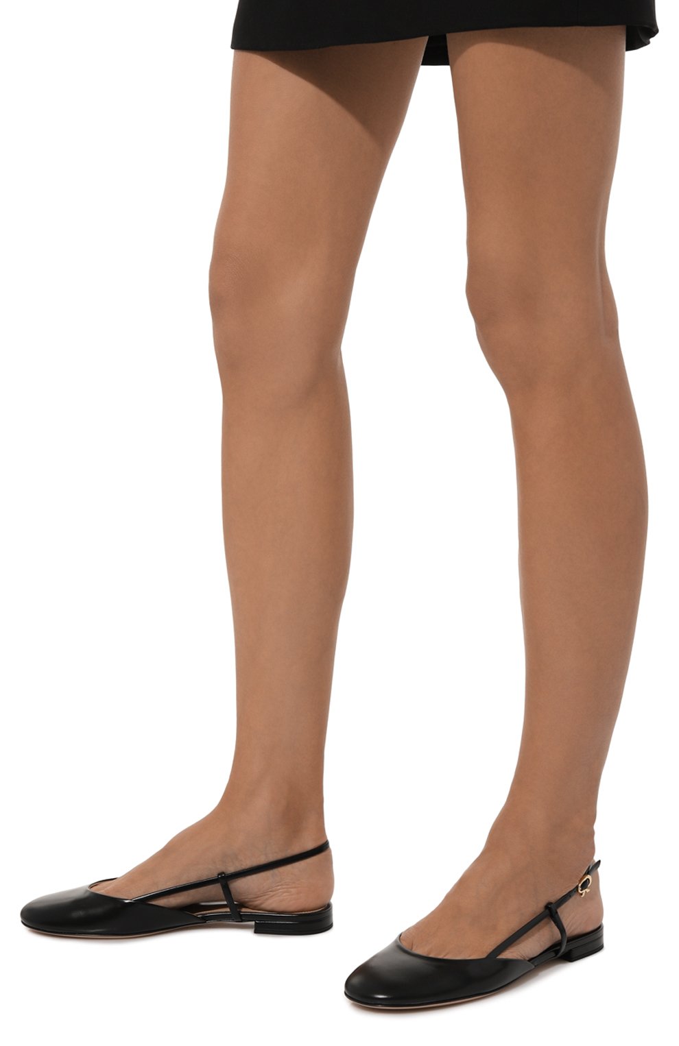 Кожаные балетки GIANVITO ROSSI, арт. G95475.05RIC.T0KNER0, фото 3