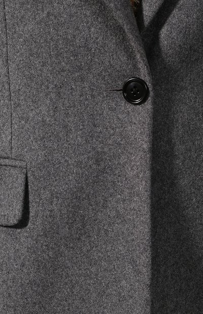 Шерстяной жакет DRIES VAN NOTEN серого цвета по цене 58750 руб., арт. 192-10420-8121, фото 5 Шерстяной жакет DRIES VAN NOTEN, арт. 192-10420-8121, фото 5