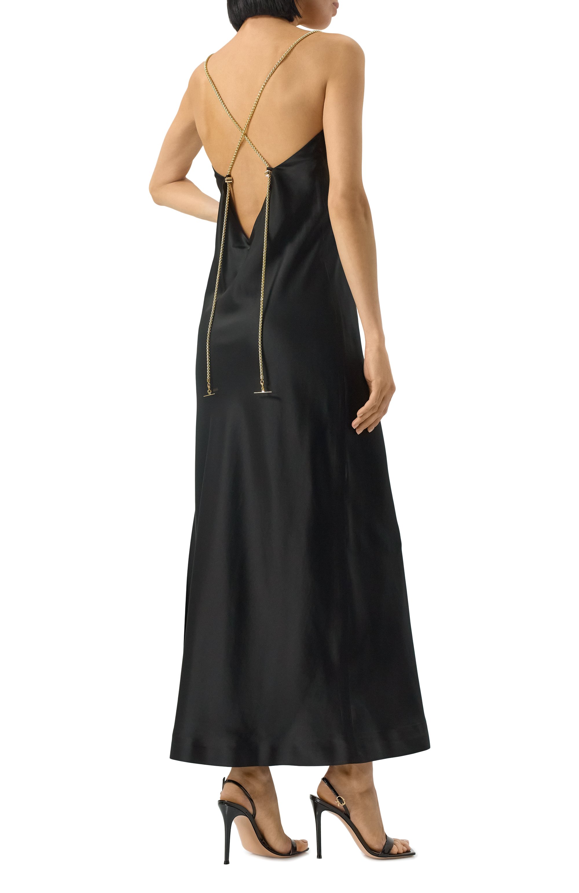 Атласное платье DANAME, арт. 625SS6603A, фото 4