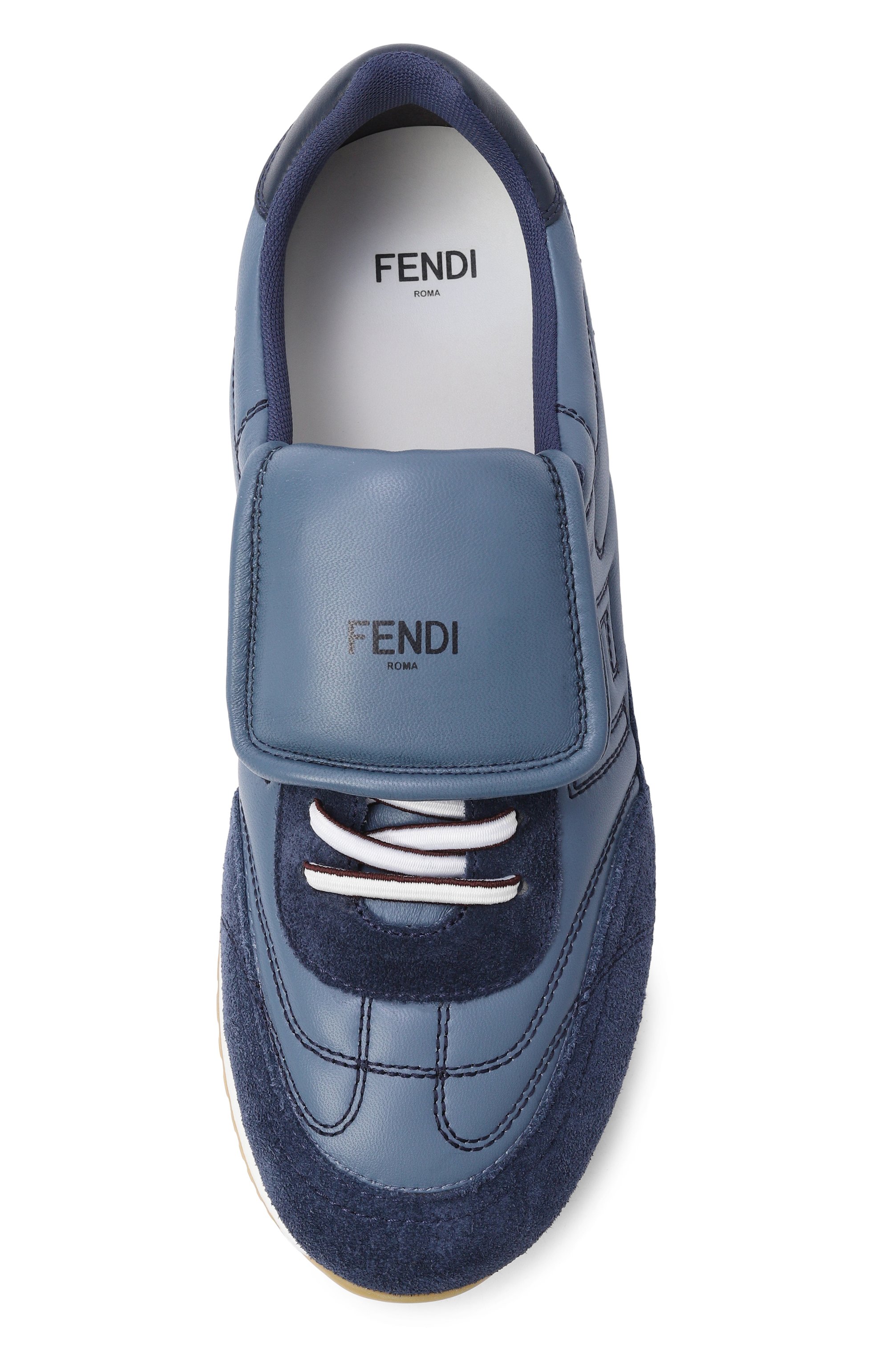 Кожаные кроссовки FENDI, арт. JMR562/AWK5/32-39, фото 4