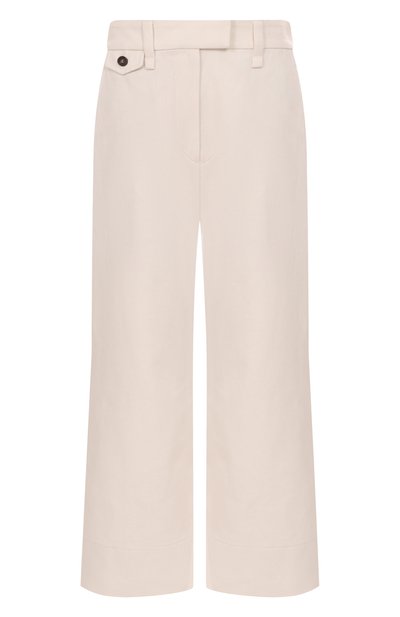 Женские брюки из хлопка и льна BRUNELLO CUCINELLI, арт. ML145P8833