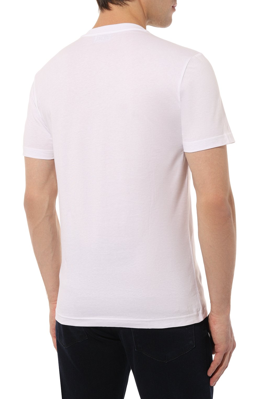 Хлопковая футболка DIESEL, арт. A08689/0GRAI, фото 4