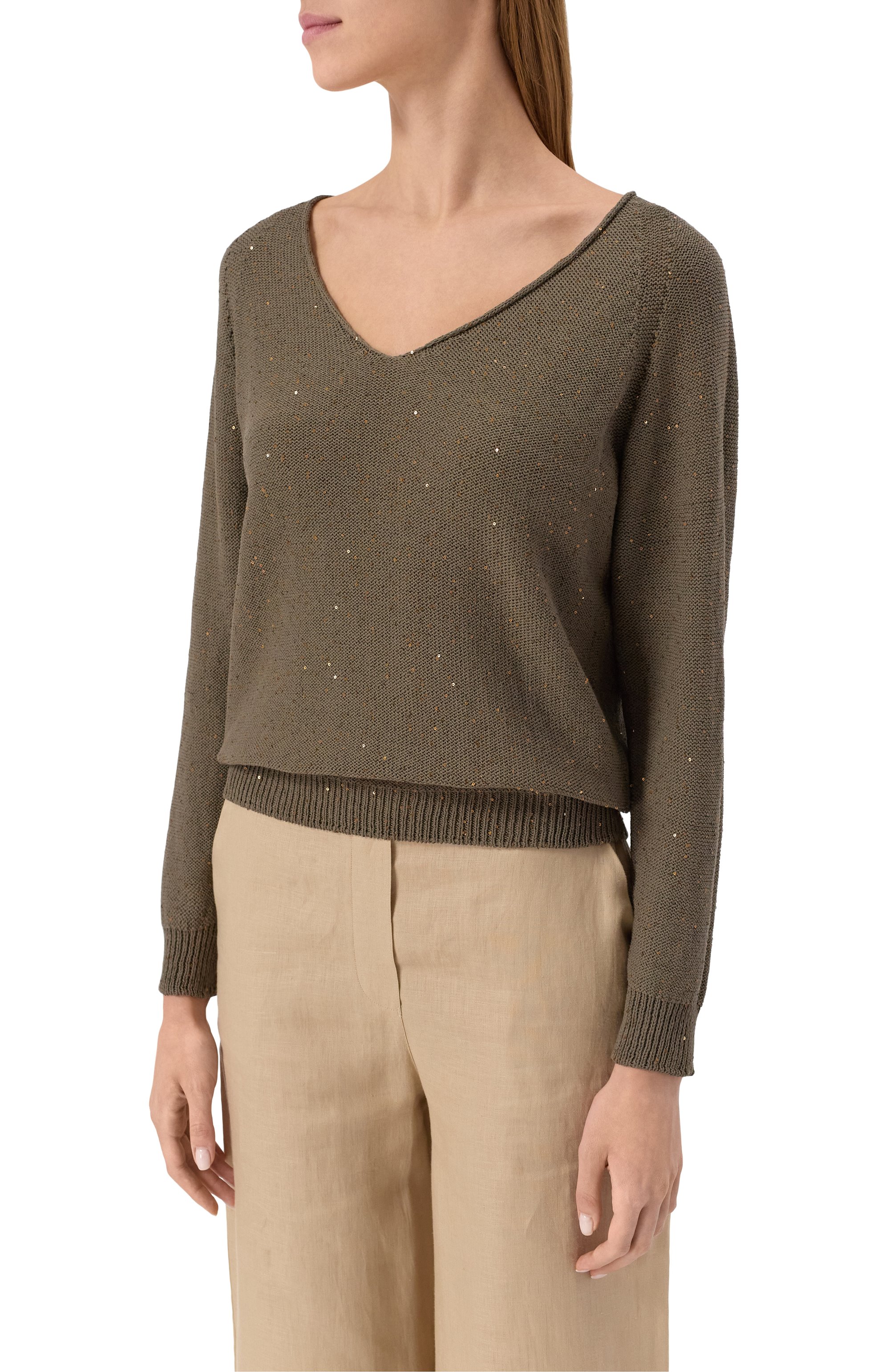 Хлопковый пуловер GRAN SASSO, арт. 14208/32408, фото 3