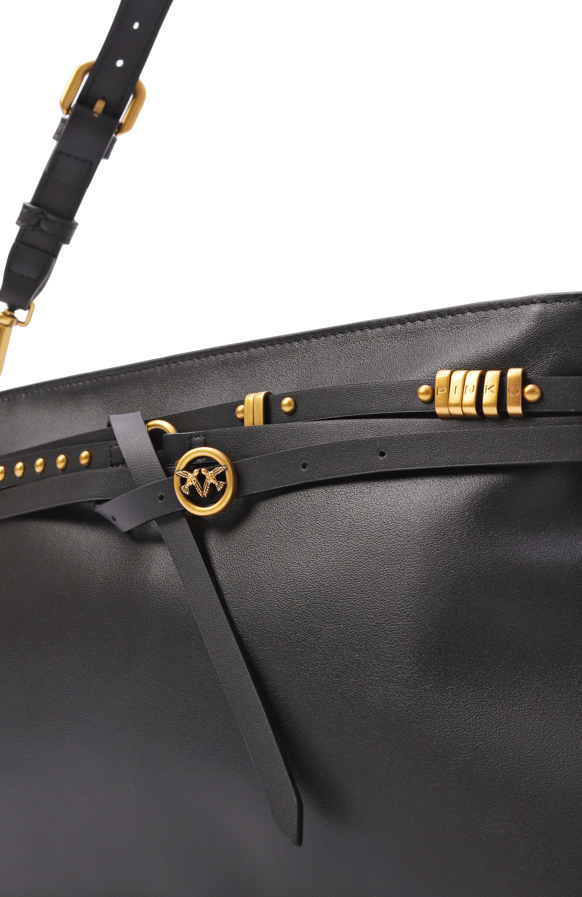 Сумка belt classic PINKO черного цвета по цене 39950 руб., арт. 106176/A0Q0, фото 6 Сумка belt classic PINKO, арт. 106176/A0Q0, фото 6