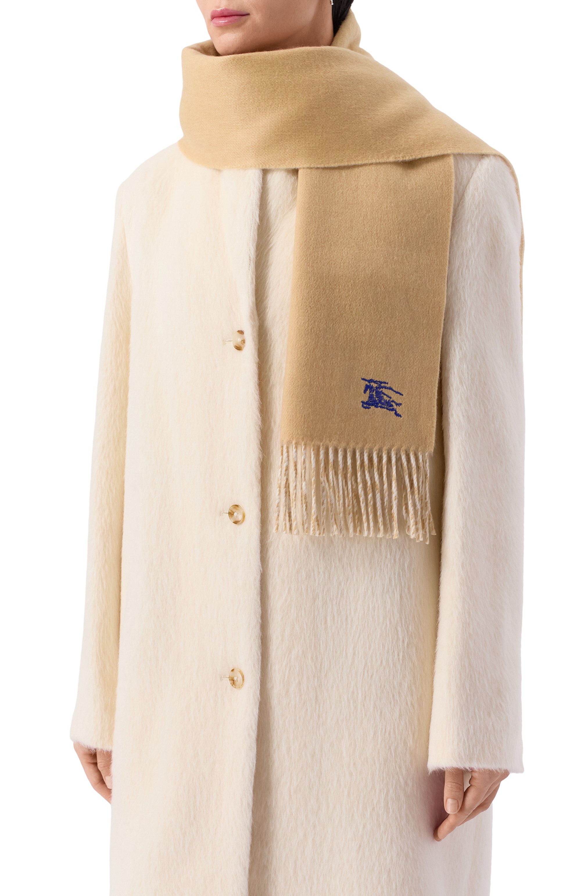 Двусторонний шарф из кашемира BURBERRY, арт. 8110020, фото 2