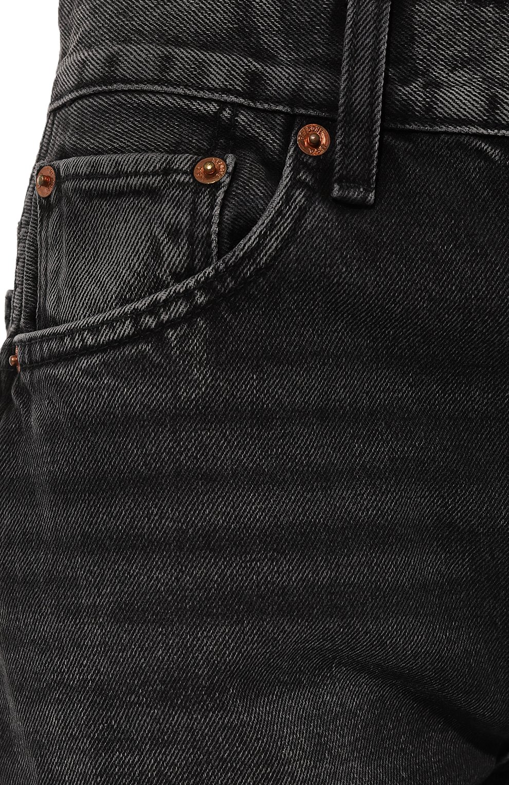 Джинсы RE/DONE темно-серого цвета по цене 43100 руб., арт. 166-03W90HRL0/A, фото 5 Джинсы RE/DONE, арт. 166-03W90HRL0/A, фото 5