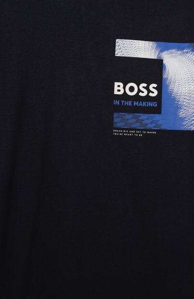 Хлопковый лонгслив BOSS, арт. J51215/14A-16A, фото 3