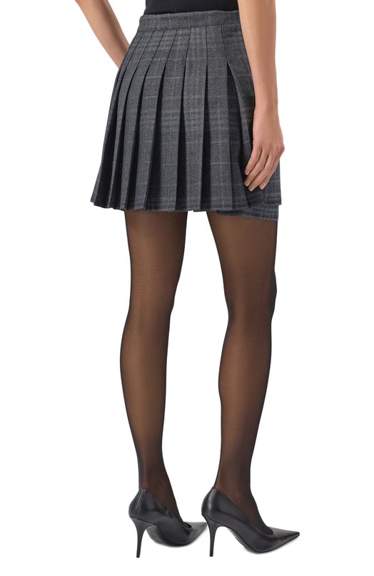 Плиссированная юбка Balenciaga 850673/TQT01 Серый  850673/TQT01 Фото 4