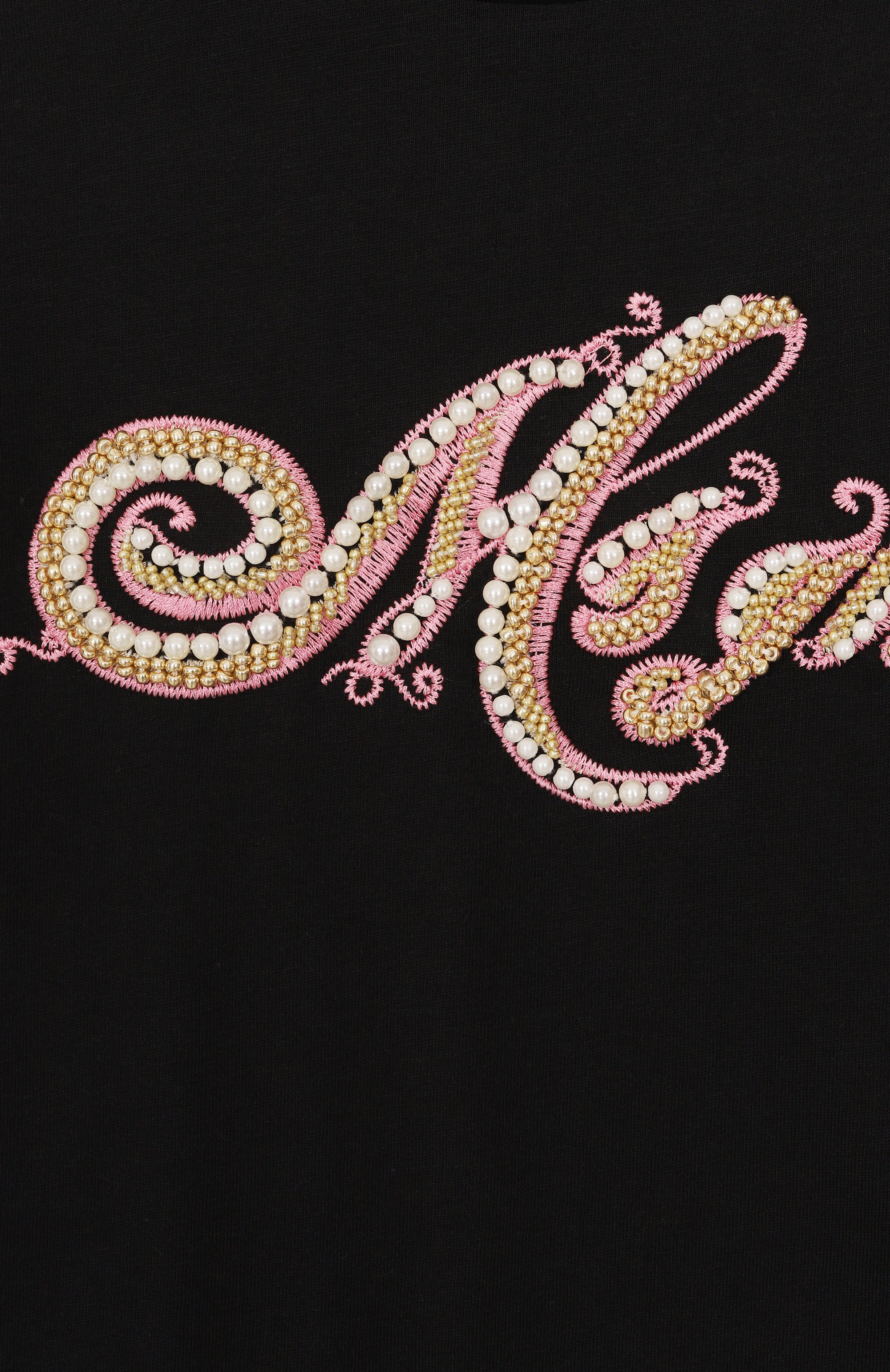 Хлопковая футболка MSGM KIDS, арт. F5MSJGTH153, фото 3