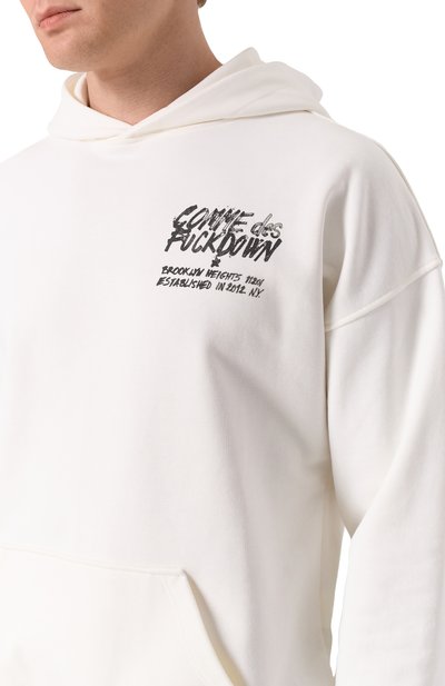 Хлопковое худи COMME DES FUCKDOWN, арт. CFABM01520, фото 5
