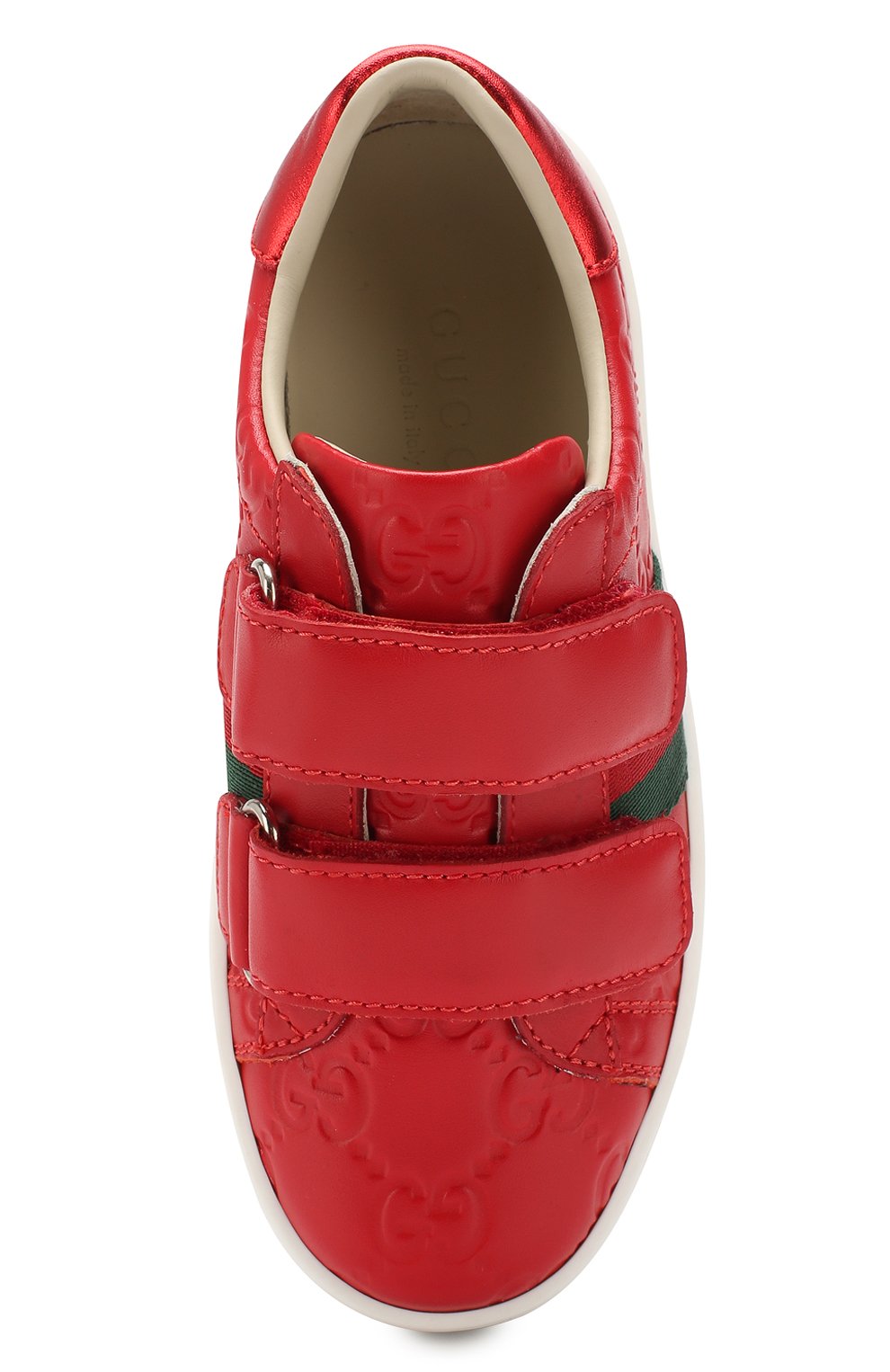 Кожаные кеды GUCCI, арт. 455448/DF720, фото 4