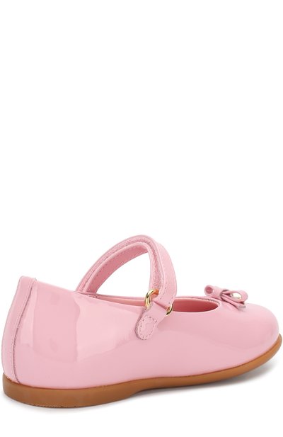 Кожаные балетки DOLCE & GABBANA, арт. D20057/A1328/19-28, фото 3