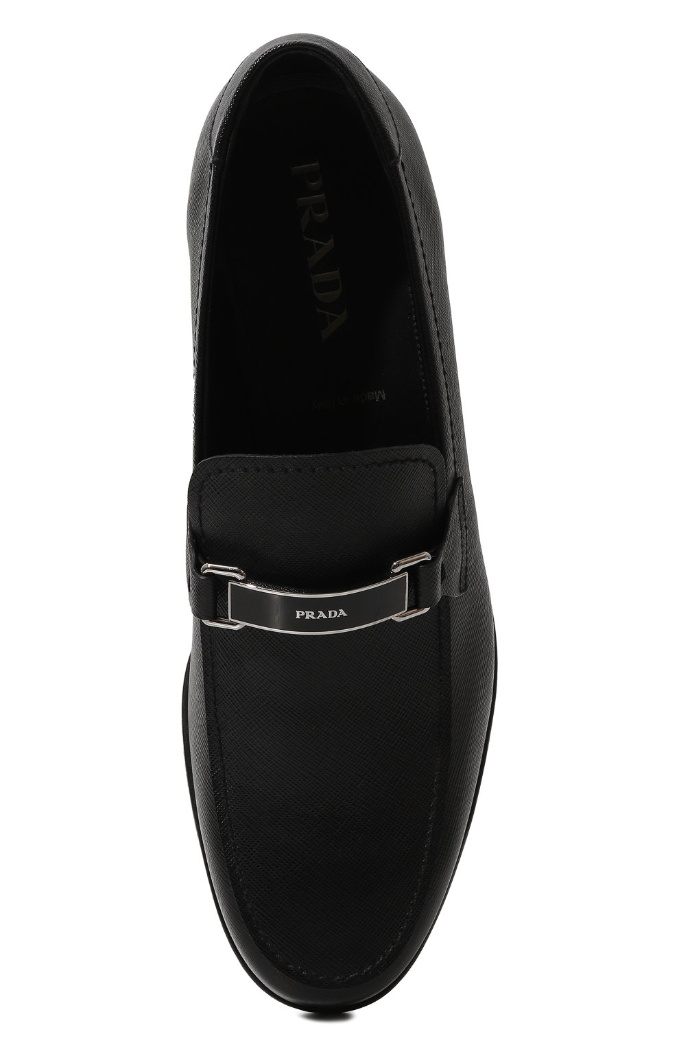 Кожаные лоферы PRADA, арт. 2DC215-053-F0002-G000, фото 6