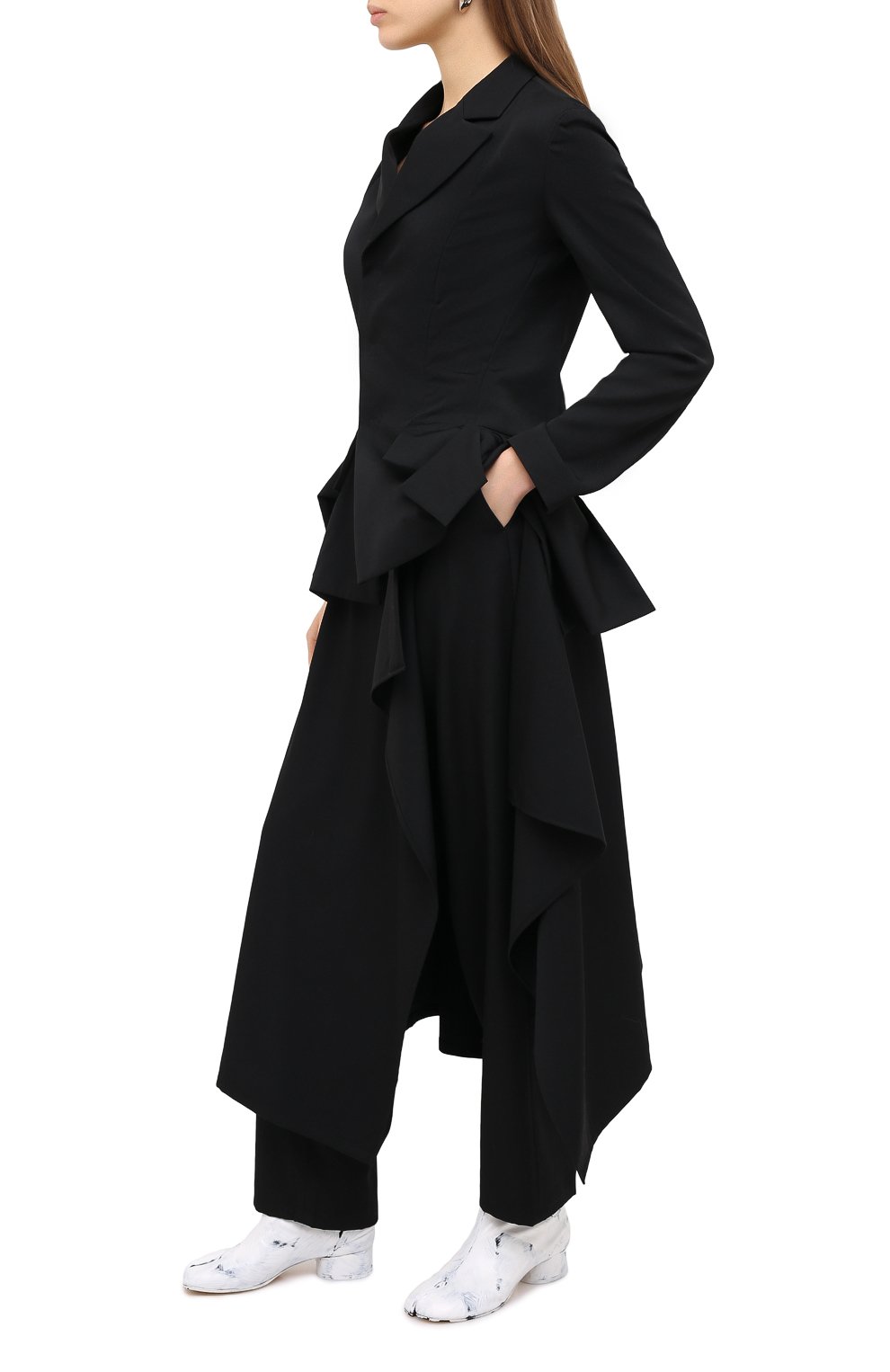 Шерстяные брюки YOHJI YAMAMOTO, арт. NR-P07-100, фото 2