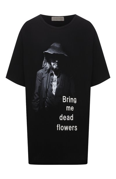 Женская хлопковая футболка YOHJI YAMAMOTO, арт. FD-T15-076