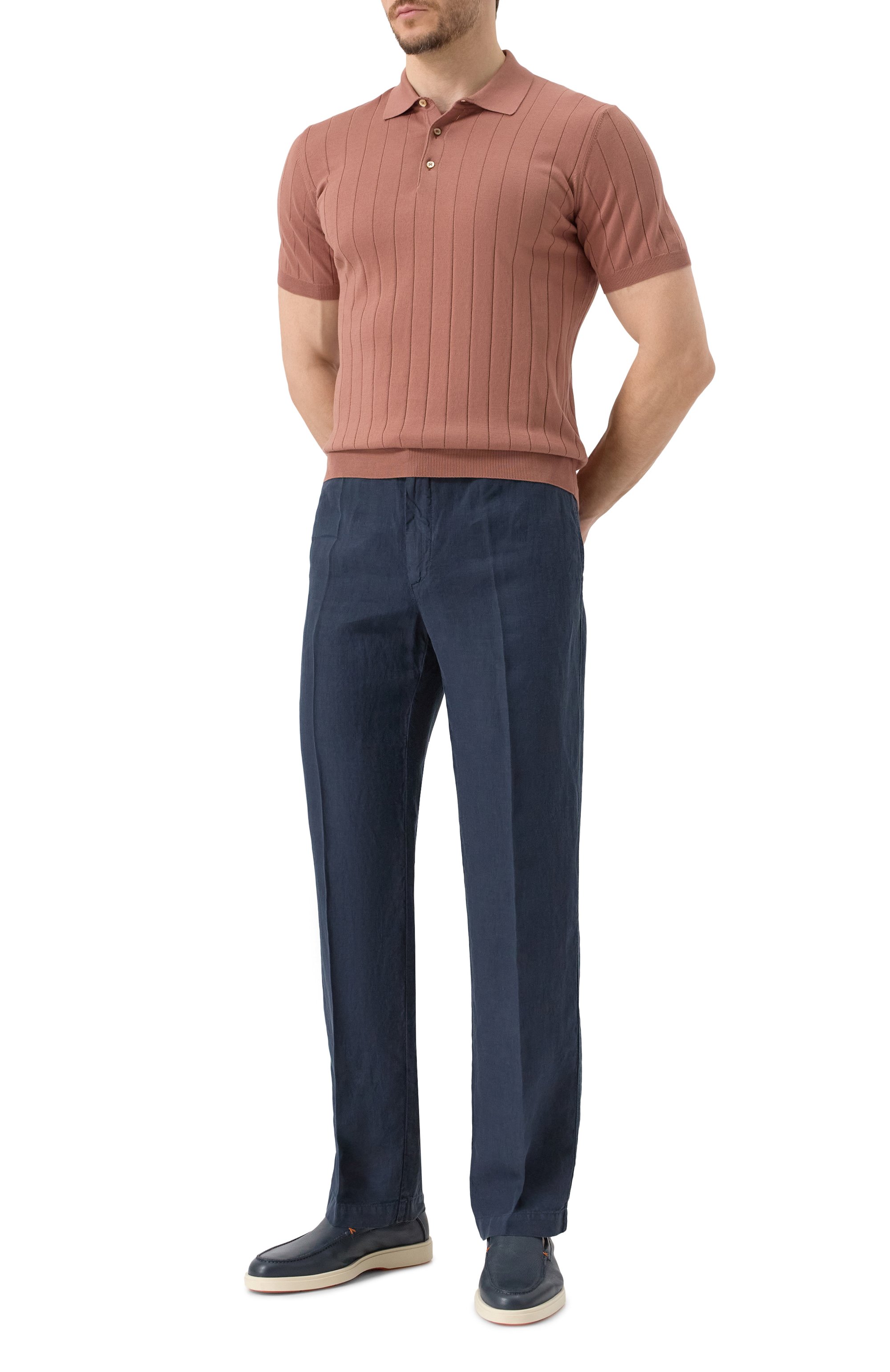 Льняные брюки 120% LINO, арт. 32ALIM29PT/0253/000, фото 2