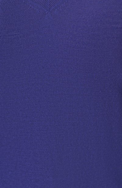 Шерстяной пуловер PRADA синего цвета по цене 65000 руб., арт. P24Q77-J2N-F0589, фото 5 Шерстяной пуловер PRADA, арт. P24Q77-J2N-F0589, фото 5