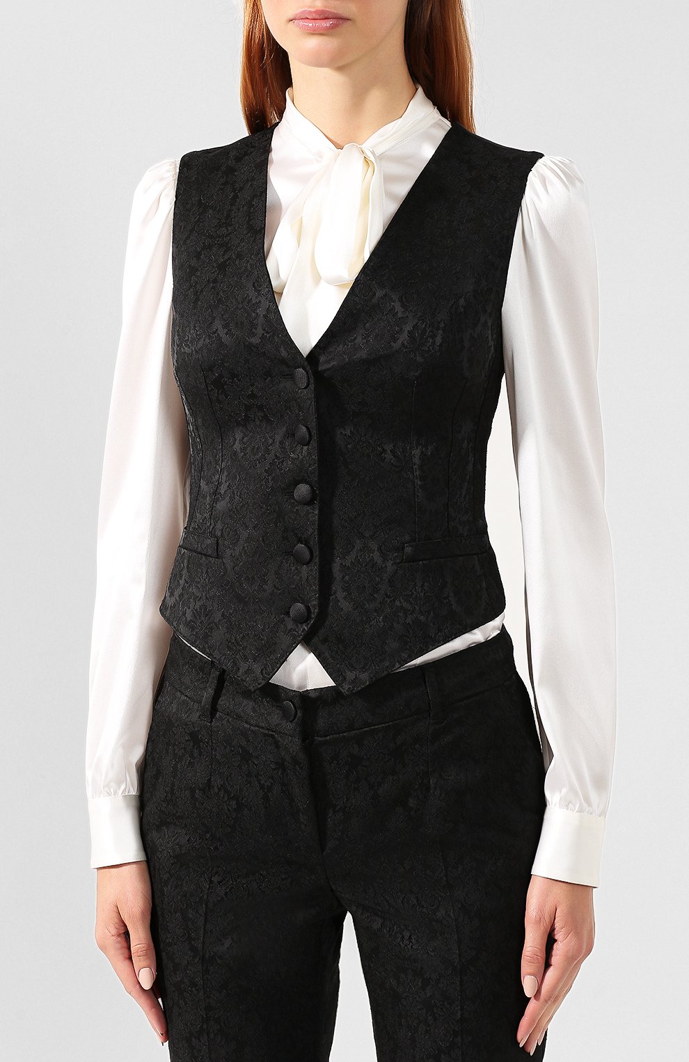 Жаккардовый жилет DOLCE & GABBANA, арт. F79P8T/FJRDK, фото 3