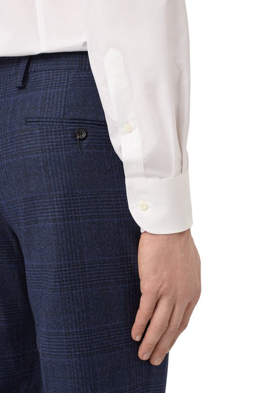 Хлопковая сорочка Corneliani 25P100-2511700 Белый  25P100-2511700 Фото 5