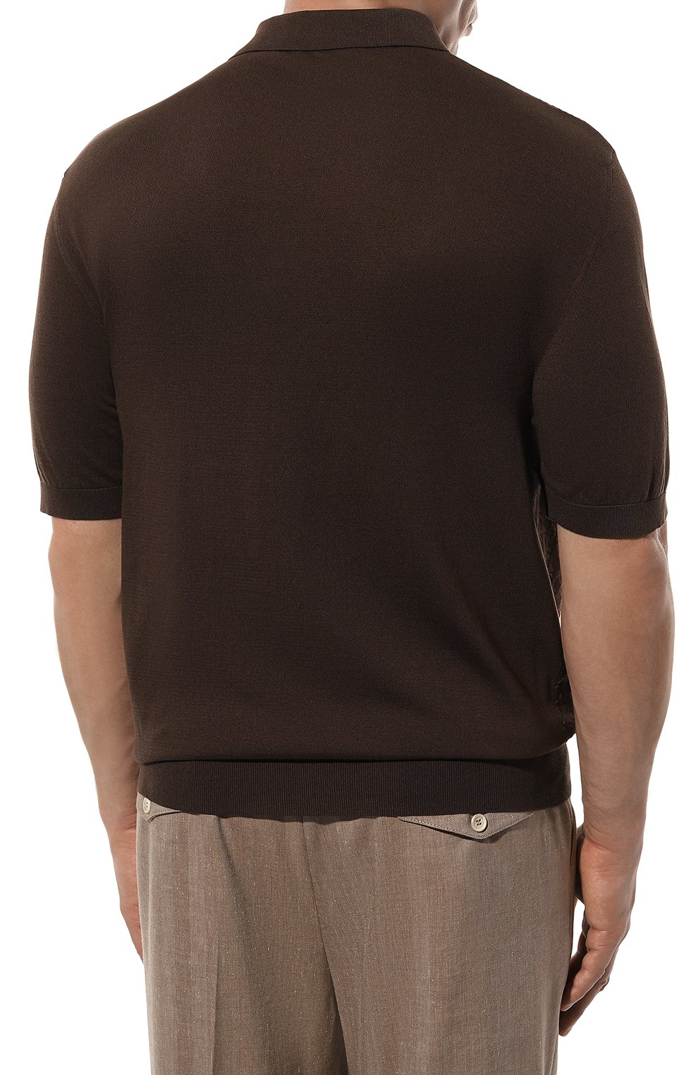 Поло из шелка и хлопка ZILLI, арт. KZP002M0145VVM000_1, фото 4