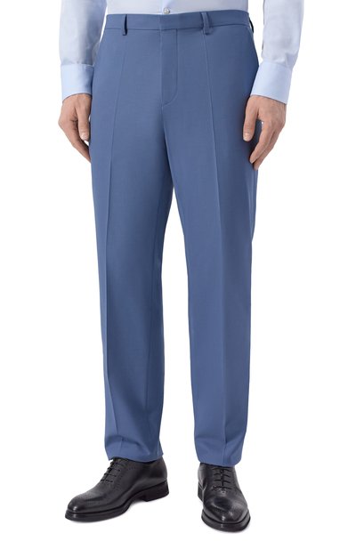 Однобортный костюм HUGO синего цвета по цене 54950 руб., арт. 50544524, фото 4 Однобортный костюм HUGO, арт. 50544524, фото 4