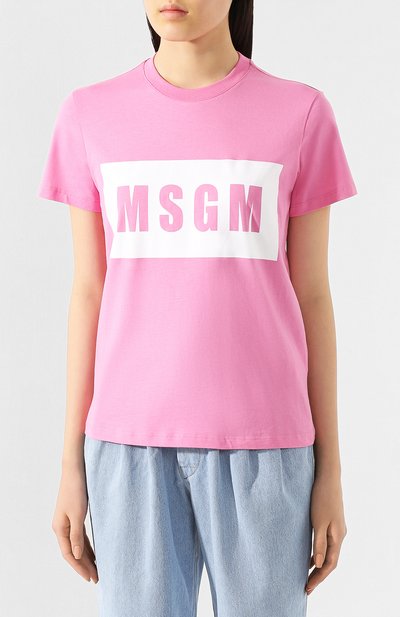 Хлопковая футболка MSGM, арт. 2841MDM95 207298, фото 3