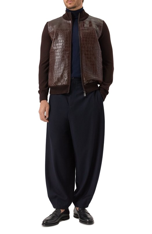 Шерстяные брюки Giorgio Armani GM001343/TE10090 Синий  GM001343/TE10090 Фото 2