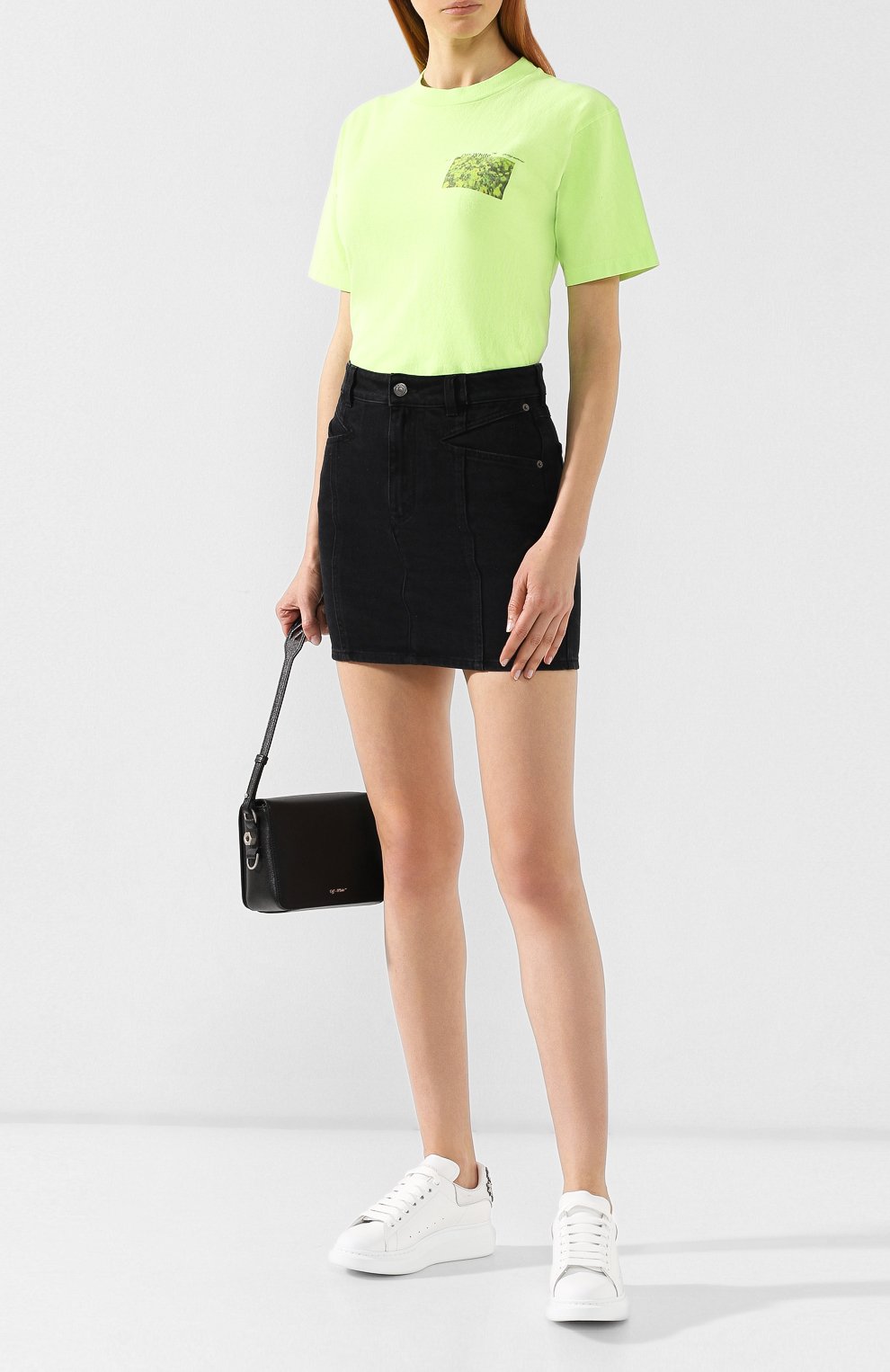 Хлопковая футболка OFF-WHITE, арт. 0WAA049S19D960786288, фото 2
