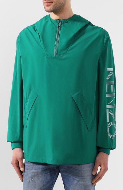 Анорак KENZO зеленого цвета по цене 87550 руб., арт. 5BL1491NL, фото 3 Анорак KENZO, арт. 5BL1491NL, фото 3