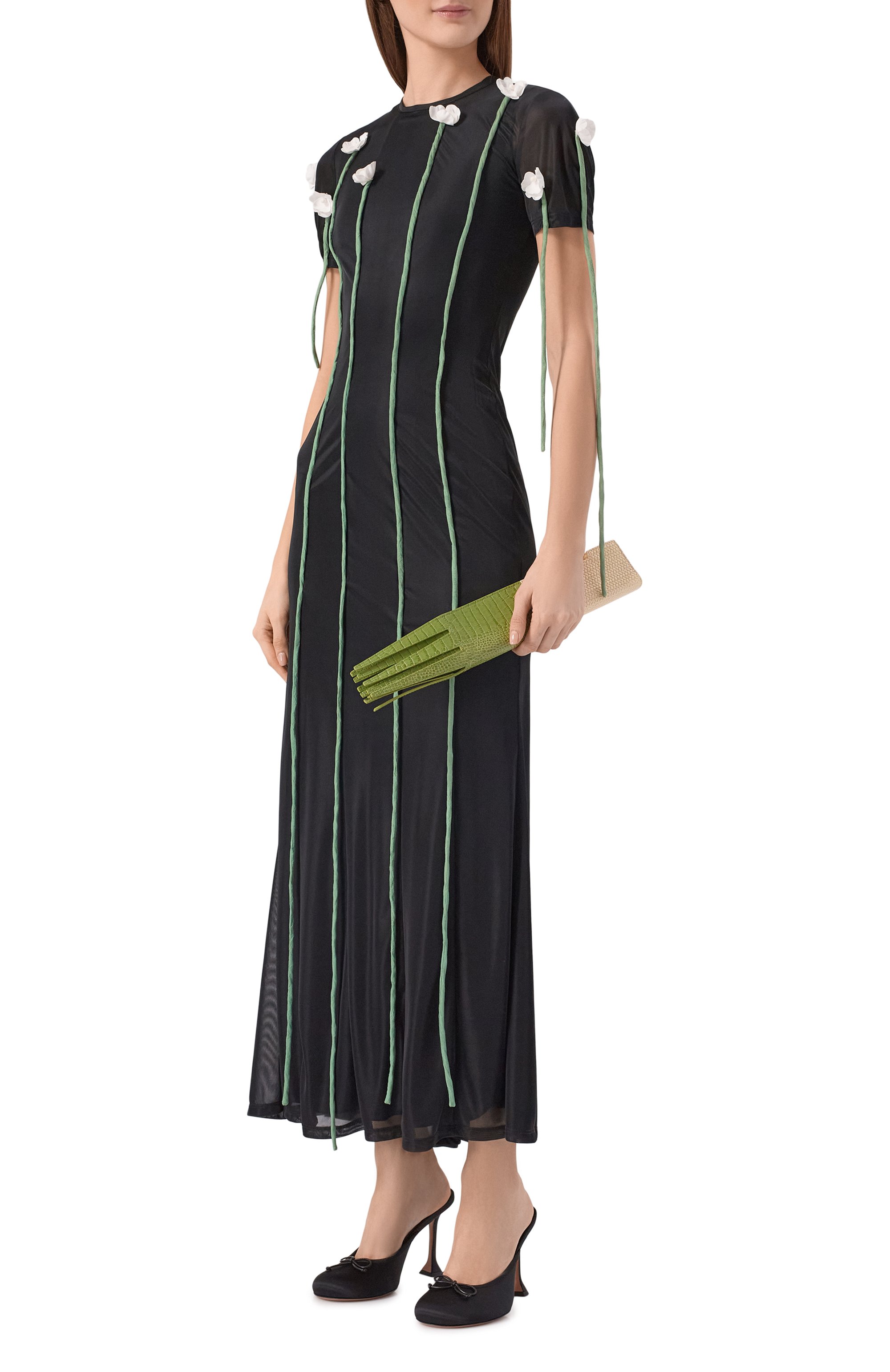 Платье MOSCHINO черного цвета по цене 177500 руб., арт. A0423/0446, фото 2 Платье MOSCHINO, арт. A0423/0446, фото 2