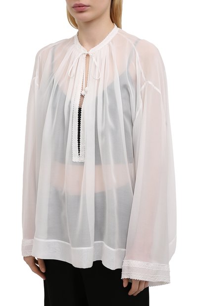 Шелковая блузка DRIES VAN NOTEN, арт. 211-10757-2322, фото 3