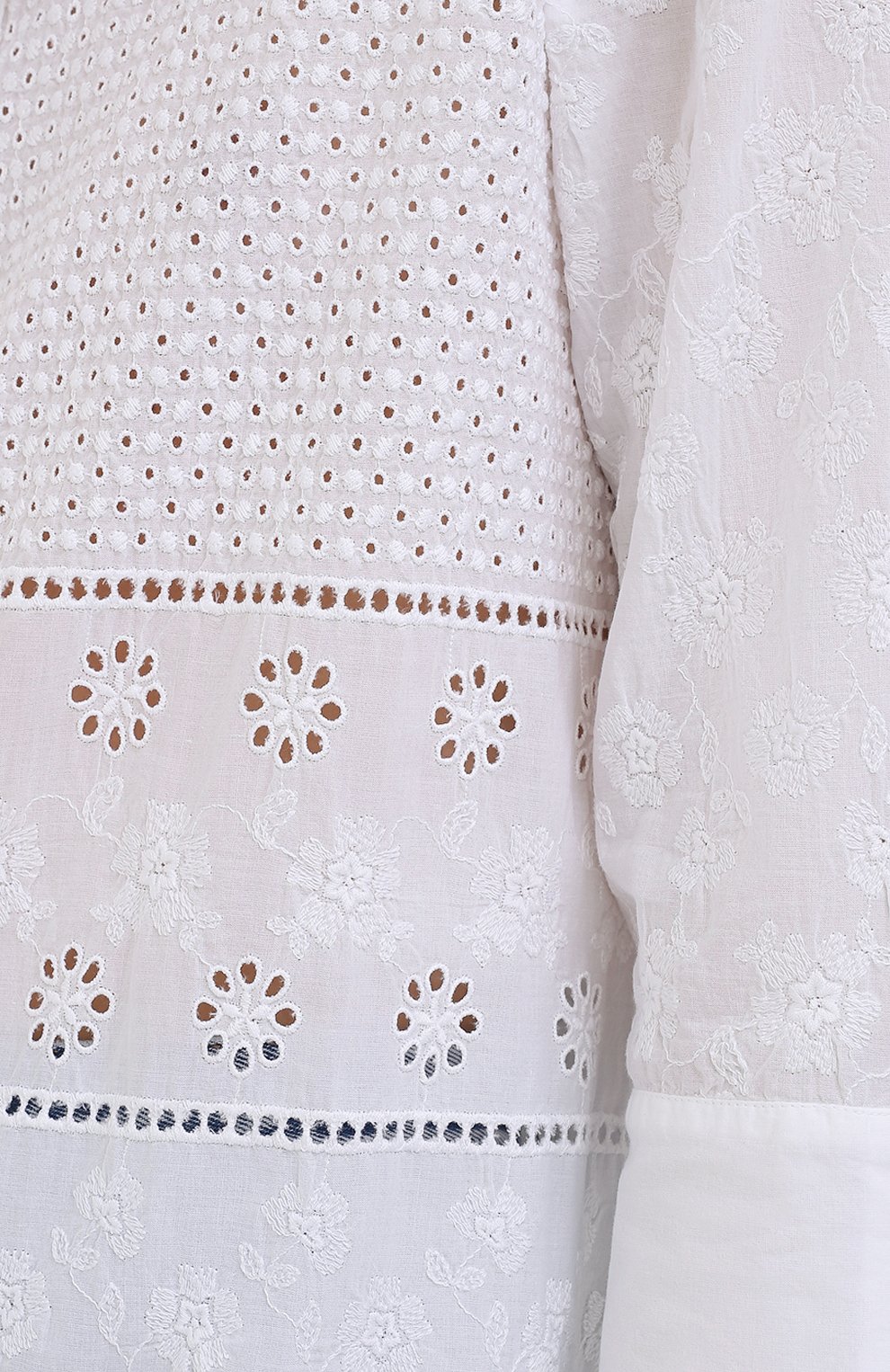 Льняная туника LA FABBRICA DEL LINO белого цвета по цене 35230 руб., арт. 00601, фото 5 Льняная туника LA FABBRICA DEL LINO, арт. 00601, фото 5