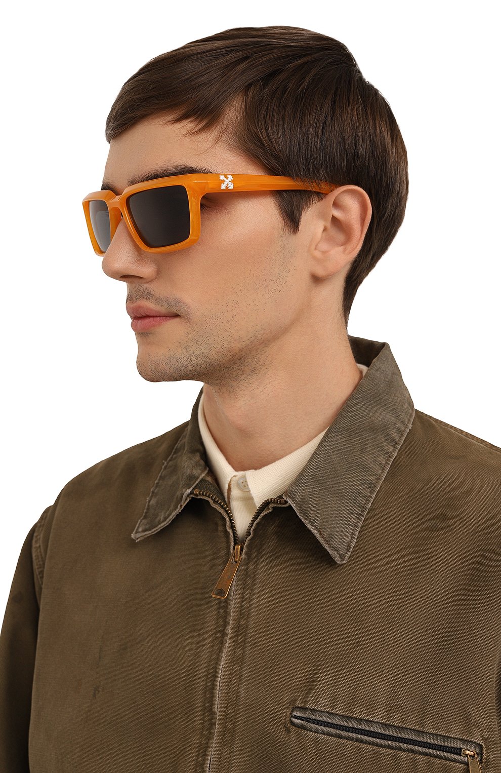 Солнцезащитные очки OFF-WHITE, арт. P0RTLAND/0RANGE DARK GREY, фото 3