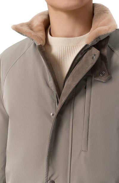 Куртка с подкладкой из ягненка BRUNELLO CUCINELLI, арт. MM4796013, фото 5