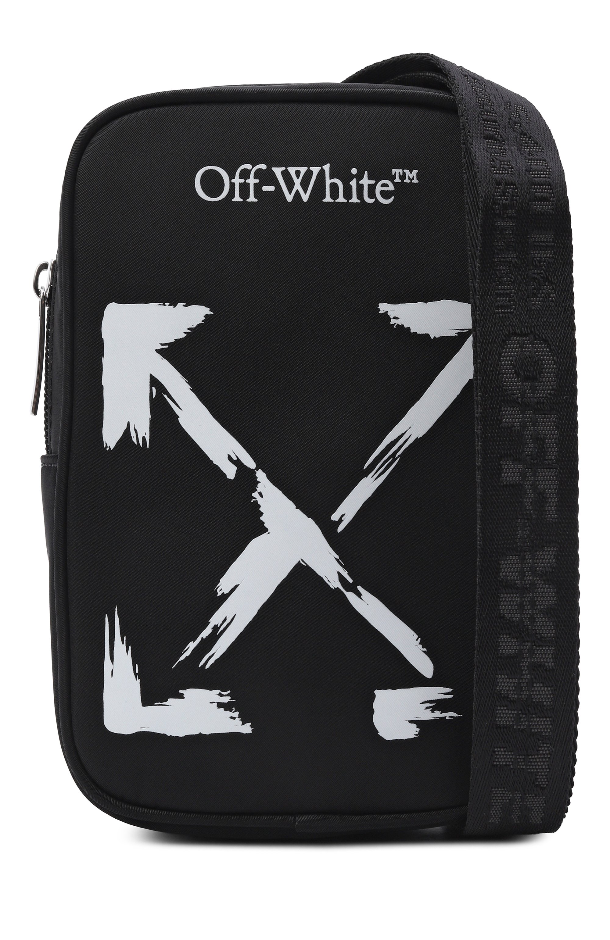 Сумка OFF-WHITE черного цвета по цене 14500 руб., арт. 0BNQ002S26FAB001, фото 4 Сумка OFF-WHITE, арт. 0BNQ002S26FAB001, фото 4