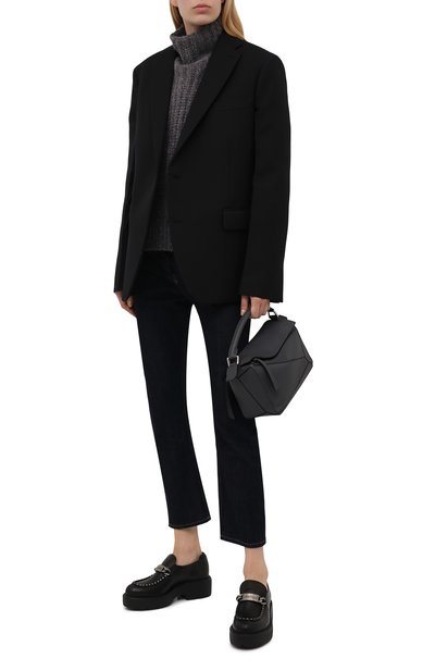 Кожаные лоферы MIU MIU, арт. 5D648D/3ARW, фото 2