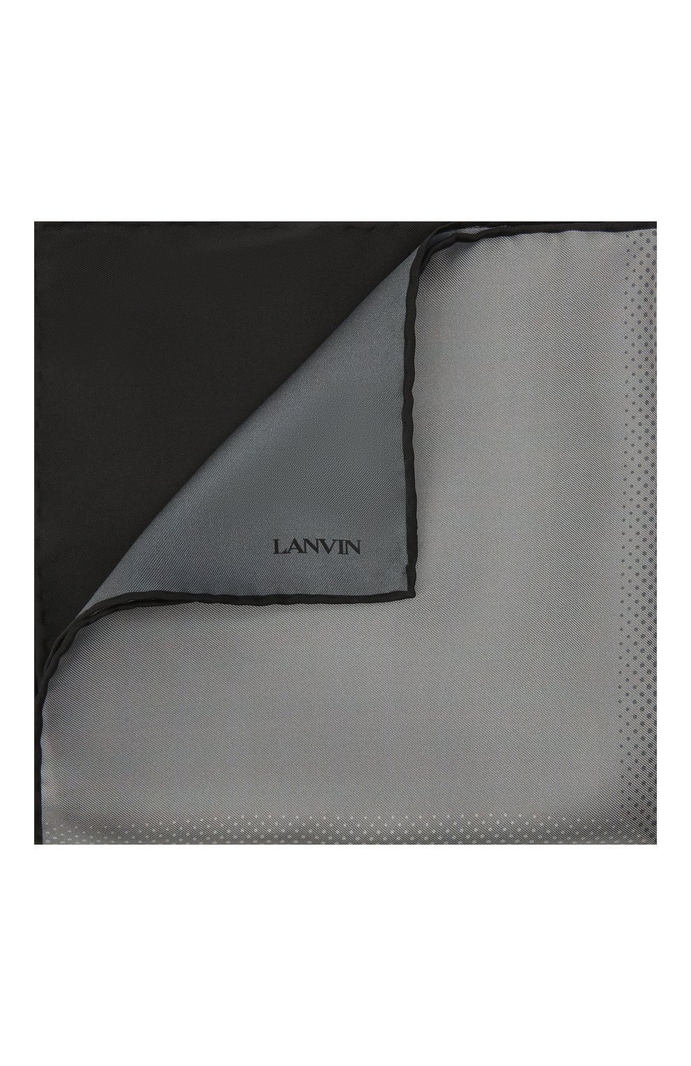 Шелковый платок LANVIN серого цвета по цене 8395 руб., арт. 3800/HANDKERCHIEF, фото 1 Шелковый платок LANVIN, арт. 3800/HANDKERCHIEF, фото 1
