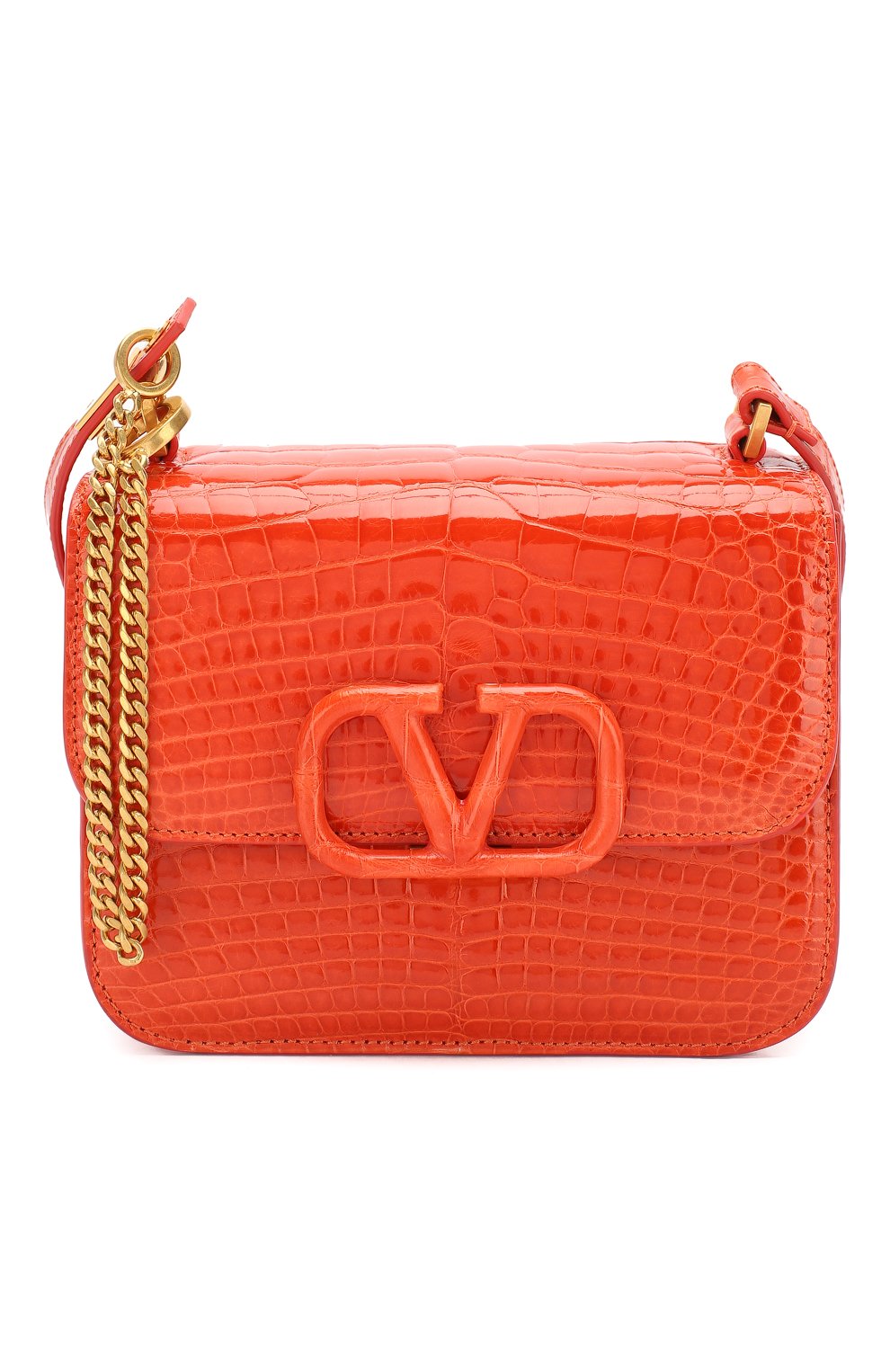 Сумка vsling small из кожи аллигатора VALENTINO, арт. SW0B0F01/XDE/AMIS, фото 7