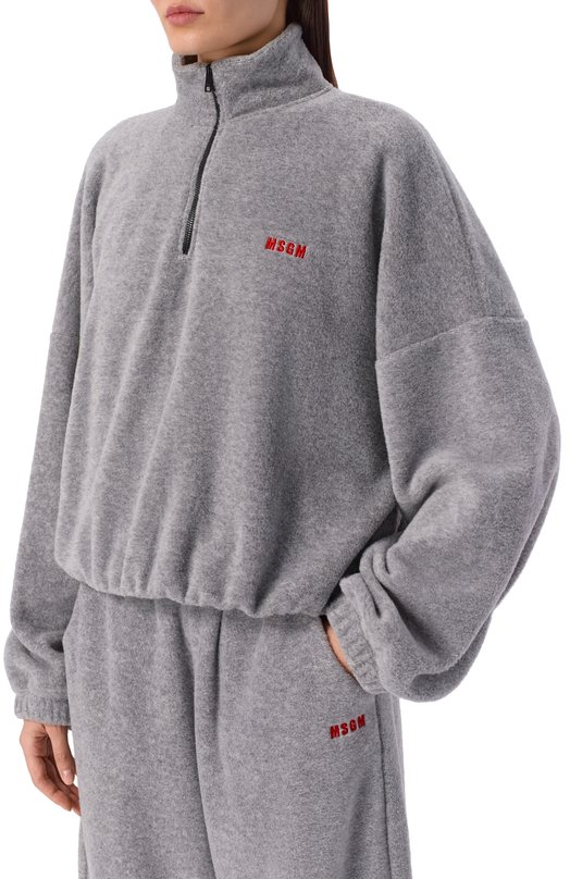 Свитшот MSGM 3942MDM82D/257810 Серый  3942MDM82D/257810 Фото 3