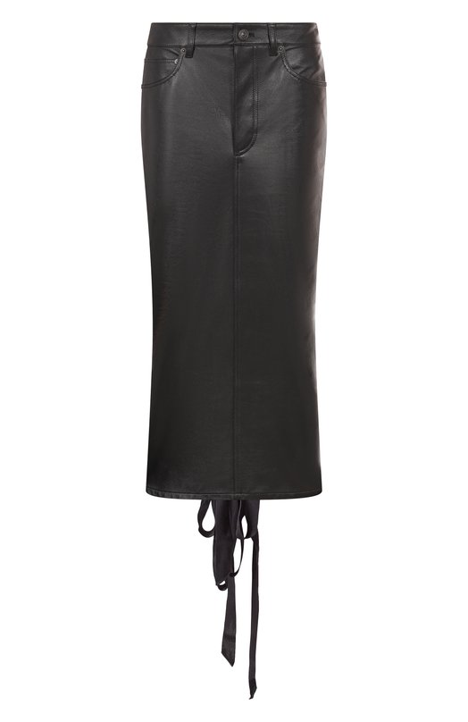 Кожаная юбка Balenciaga 830758/TSS01 Чёрный 830758/TSS01