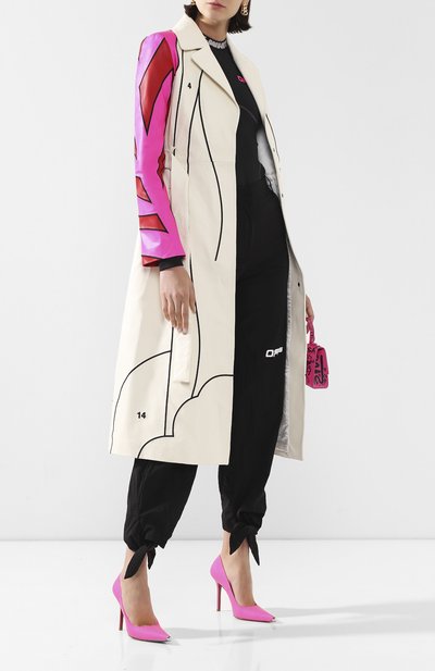 Кожаное пальто OFF-WHITE, арт. 0WJA030S20LEA0010132, фото 2