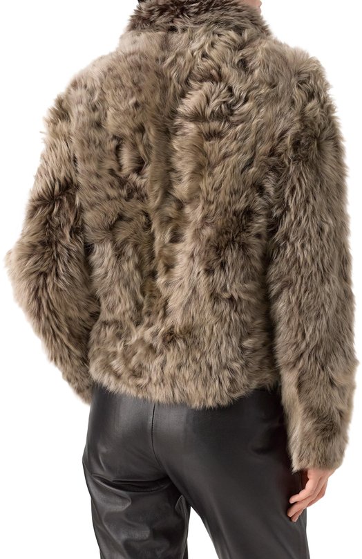 Дубленка из овчины Yves Salomon 25WYV60868MERL Серый  25WYV60868MERL Фото 4