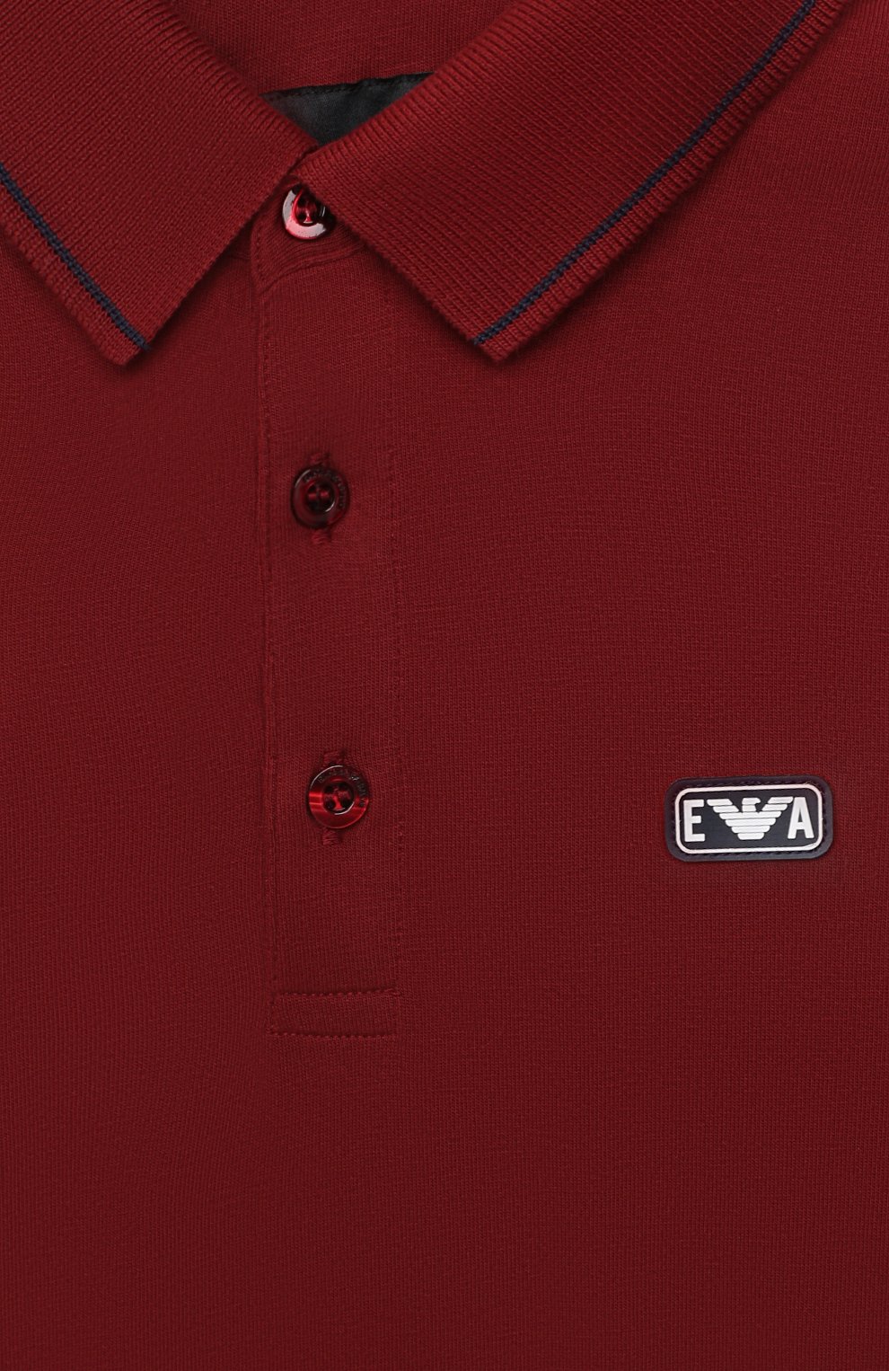 Хлопковое поло EMPORIO ARMANI, арт. 6H4FJ3/4J3TZ, фото 3