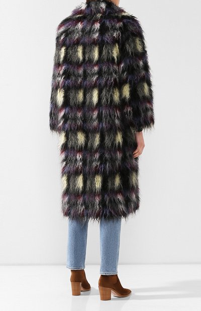 Шуба из экомеха KENZO разноцветного цвета по цене 96200 руб., арт. F962MA0235J6, фото 4 Шуба из экомеха KENZO, арт. F962MA0235J6, фото 4