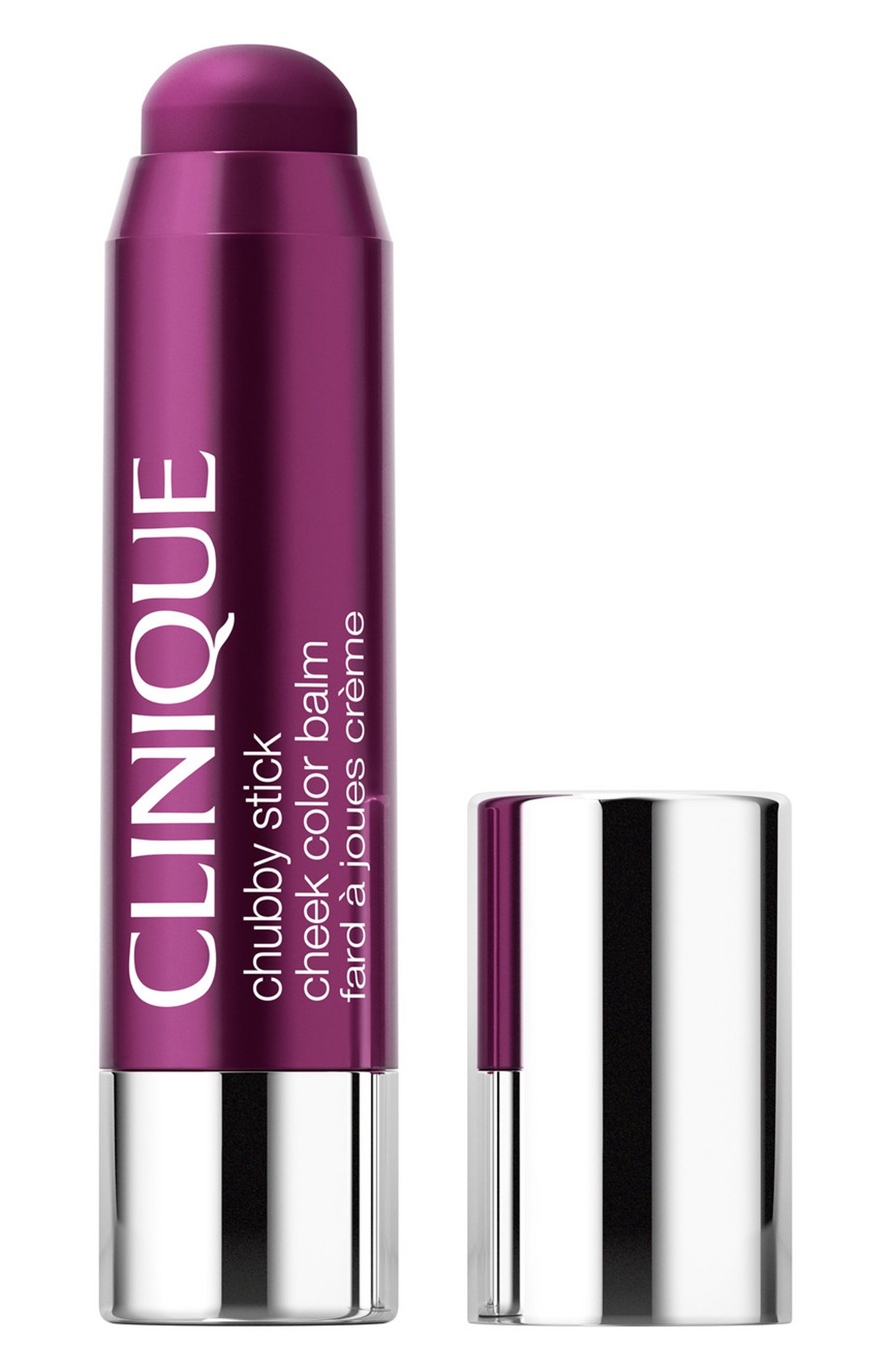 Кремовые румяна в стике chubby stick™ cheek color balm, оттенок very violet CLINIQUE цвета по цене 3990 руб., арт. VF9Z-09, фото 1 Кремовые румяна в стике chubby stick™ cheek color balm, оттенок very violet CLINIQUE, арт. VF9Z-09, фото 1