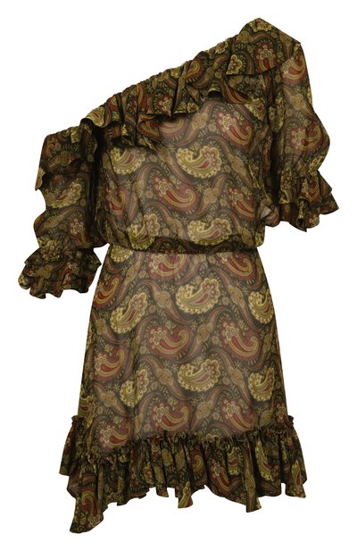 Женское платье из вискозы SAINT LAURENT, арт. 815701/Y4K95