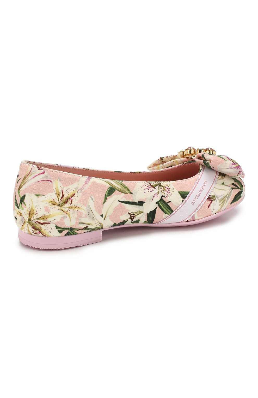 Кожаные балетки DOLCE & GABBANA, арт. D10854/AA610/29-36, фото 3