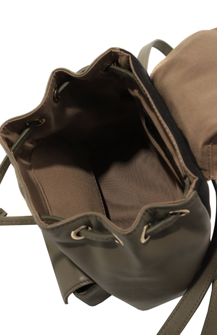 Женский рюкзак flow FURLA коричневого цвета, арт. WB01291/BX2045 | Фото 5 (Материал: Натуральная кожа; Материал сплава: Проставлено; Размер: mini; Драгоценные камни: Проставлено; Стили: Кэжуэл)