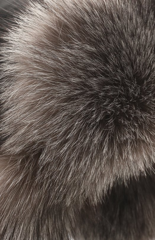 Шапка-ушанка с мехом песца FurLand 0056403310010600136 Серый  0056403310010600136 Фото 3