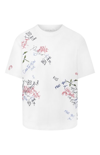 Женская хлопковая футболка VICTORIA BECKHAM, арт. TP JRS 11010